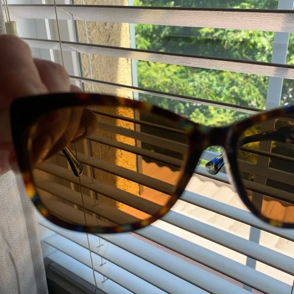 Karen Kane Blue Tortoiseshell Cat-Eye Sunglasses - Picture 13 of 17